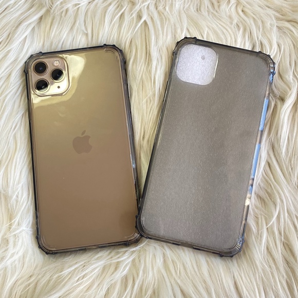 iPhone 11 Pro Max Black Clear Phone Case - Picture 2 of 2